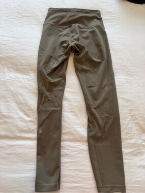 lululemon wunder under train high rise tight, olive green